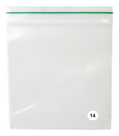 Kit Bolsas Hermeticas Y Tallas Adhesivas Para Ropa X100 Unid