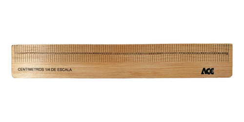 Regla Para Modisteria En Madera De 1/4 De Escala Default Title