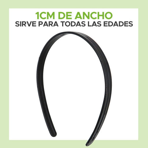 Diademas Balacas De 1 Cm Para Decorar Por 48 Unidades
