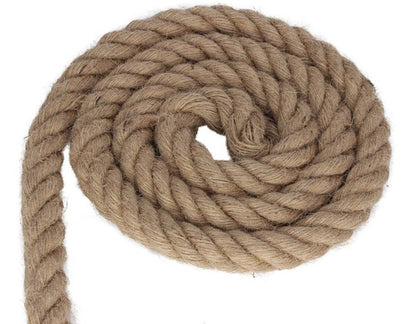 Cuerda Yute Natural Resistente 12 Mm X 10 Mts Decoración