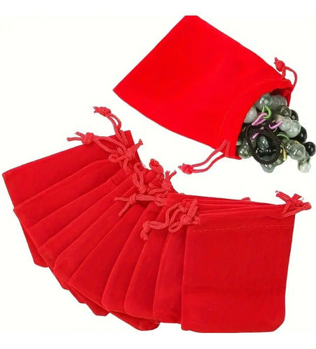 200 Bolsas Terciopelo Joyeria Bisuteria 7cm X 9cm