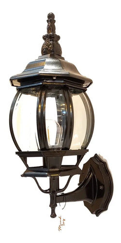 Lámpara De Pared Tipo Farol Para Exteriores Gran Tamaño Estructura