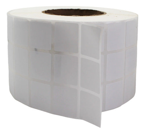Rollo Etiquetas Adhesivas Impresora 32mm X 25mm Por 12000und