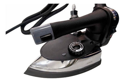 Plancha Industrial Silver Star Vapor Negra 1000w 110v Con Accesorios