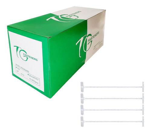 Plastiflechas 75mm 3 Pulgadas Trasparente Caja 10000 Und