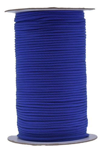 Cordón En Poliester De 3mm De Ancho X 500 Metros Azul