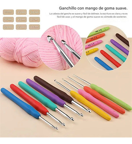 Kit De Agujas De Ganchillo Y Accesorios Para Tejer