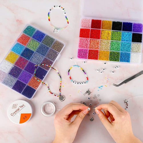Kits Para Hacer Pulseras De Bricolaje Cuentas 35000 Piezas