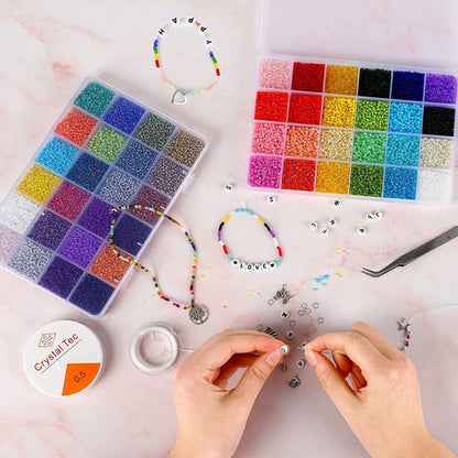 Kits Para Hacer Pulseras De Bricolaje Cuentas 35000 Piezas