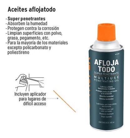 Lubricante Afloja Todo 235ml Truper En Spray