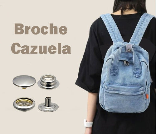 Troquel Broche Cazuela Maquina Manual X 2 Piezas