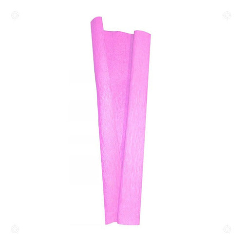 Papel Crepe Para Manualidades Decoracion X 10 Unid Rosado