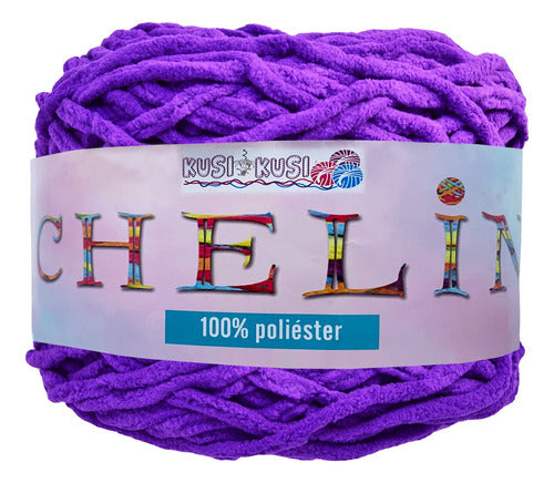 Lana Chelin Suave Esponjosa Tejido Bufanda Telar Ovillo 160g