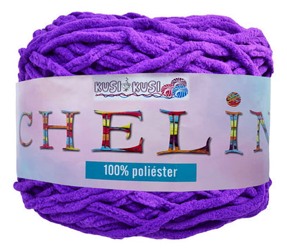 Lana Chelin Suave Esponjosa Tejido Bufanda Telar Ovillo 160g