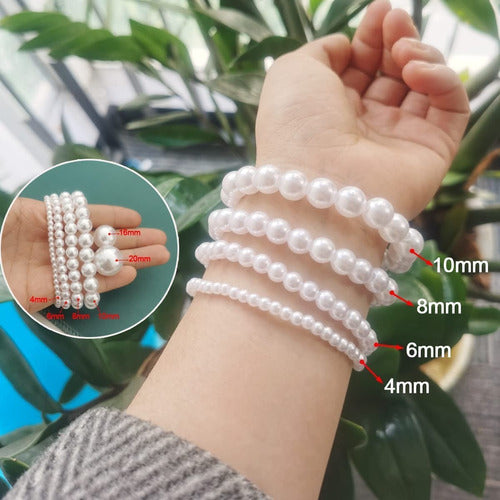 Cuentas De Perlas Abs Para Pulseras Joyas Collares 4400 Und