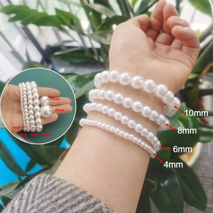 Cuentas De Perlas Abs Para Pulseras Joyas Collares 4400 Und