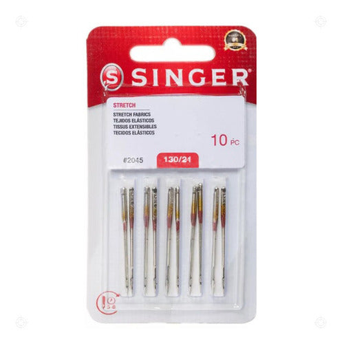 Agujas Singer Maquina De Coser Familiar 2045 Punta Bola