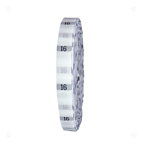 Talla Bordada Para Confeccion Ancho 12mm X 50metros