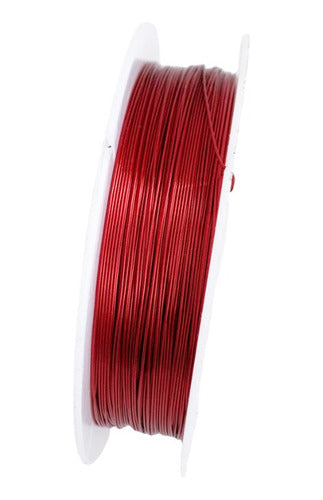 Rollo Alambre De Acero Color Oro 50 Metros De Cal 0.4 Mm