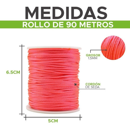 Cordon Seda 2mm Rollo X 130 Mts