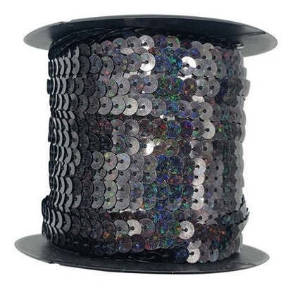 Rollo Lentejuela Tornasolada Redonda 6mm X 100 Yardas Deco
