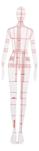 Reglas Para Figurines De Moda Plantillas Diseño Vestuario X4