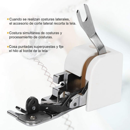 Cortador De Prensatelas Para Maquina De Coser Corte Lateral