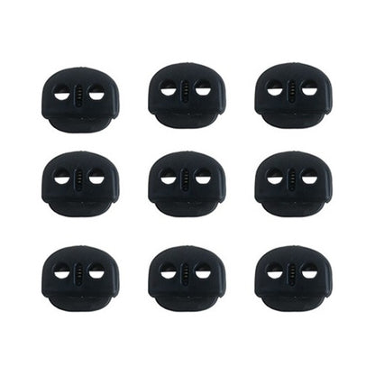 Tancas Plásticas Dobles Para Cordones Sudadera  X 100und