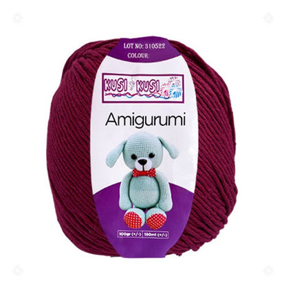 Madeja De Lana Amigurumi Algodon 100 Gramos X 180 Metros