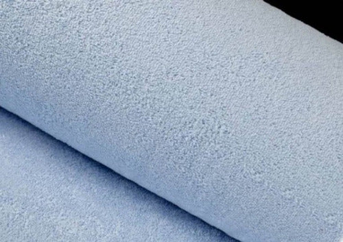 Tela Toalla Algodón Doble Secado Ancho 1.50m X 1.00m Azul claro Toalla