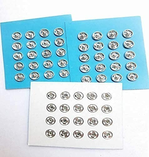 Broches De Presion Niquel 12mm Snap Fasteners X40 Unds Default Title