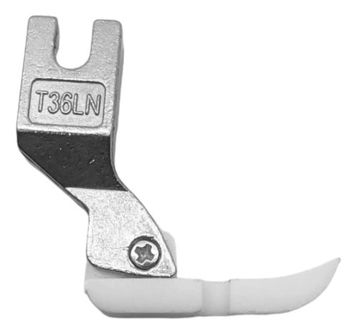 Pie Prensatelas Para Cremallera Maquina Industrial Teflon
