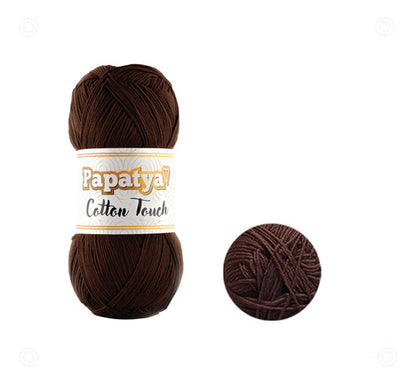 Lana Papatya Cotton Touch Algodon Tejido Ovillo 50g X 150mt
