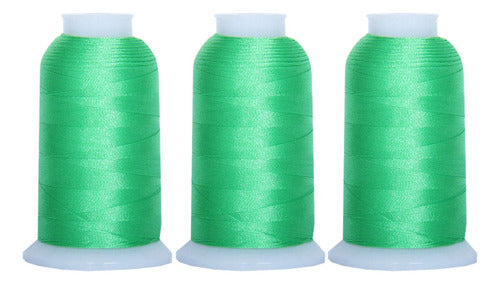 3 Hilos Para Bordar En Maquina Bordadora 2500yd