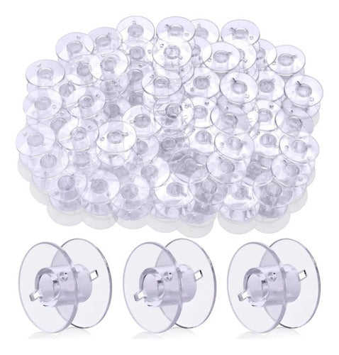Carretes De Plástico Para Hilo Resistencia Y Durabilidad X12