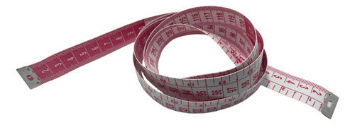 Metro Modisteria Cinta Metrica Resistente Cm Pulgadas X 12 Und