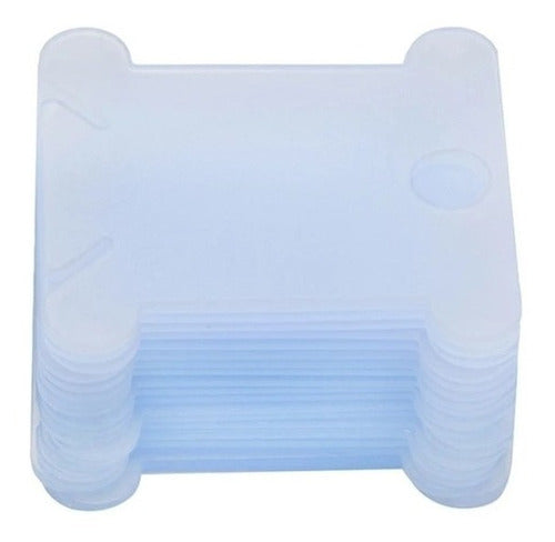 Bobinas Huesito Plasticas Ideal Para Hilo Bordado X 100 Und