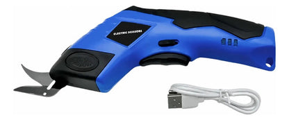 Cortadora De Tela Y Cartón Recargable Usb Tijera Eléctrica