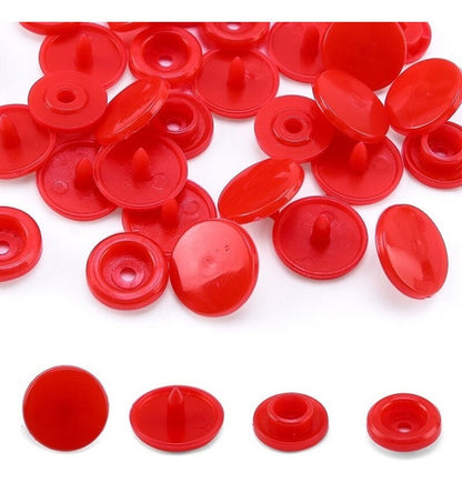Broches Plasticos Presion 12.5mm Para Ropa Colores X 1000 Und