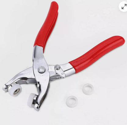 Kit Pinza Alicate Para Broches Metalicos+ 50 Broches