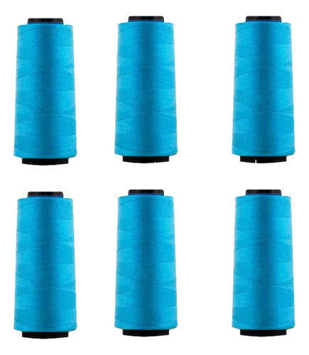 Hilo Importado Coser 100% Poliester 2000 Yardas  X 6 Unid