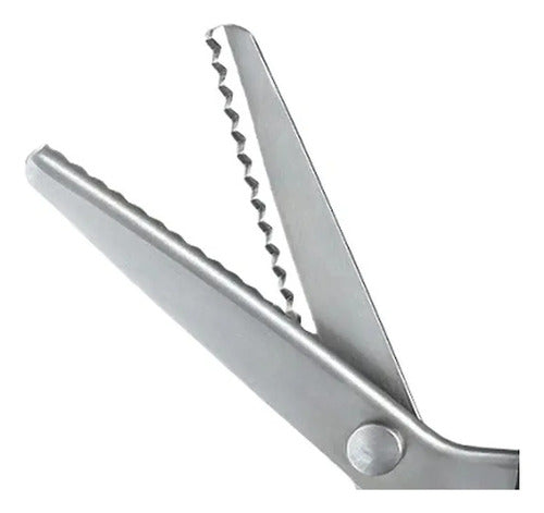 Tijera Zig Zag Para Tela Dentado 7 Mm Costura Y Sastrería
