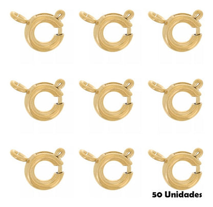 Cierres Rosca Broches Manillas Collares Joyas X 50 Unid