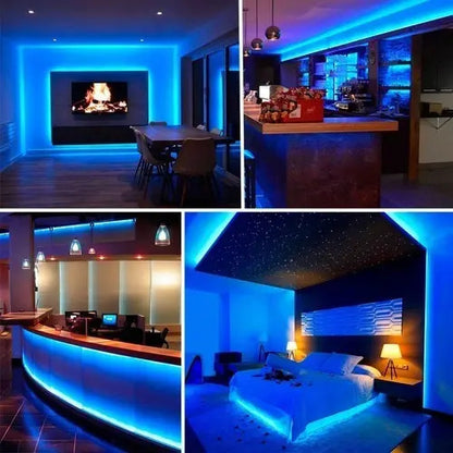 Cinta Led Ibek 5m Rgb Multicolor Con Control Dimeable Ip64