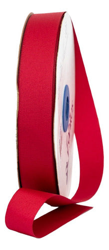 Cinta Faya Rollo De 2.5cm X 100metros Rojo Faya