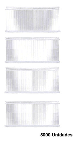 Plastiflechas 125mm 5 Pulgadas Transparente Caja 5000 Und