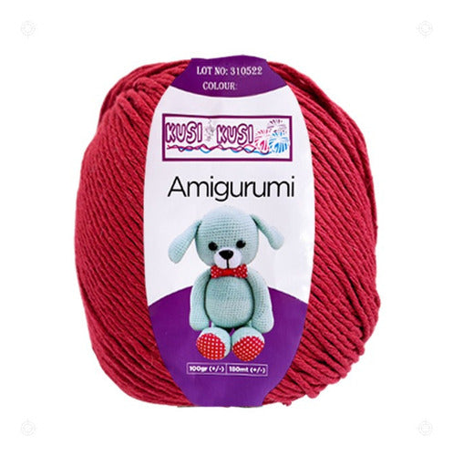 Madeja De Lana Amigurumi Algodon 100 Gramos X 180 Metros
