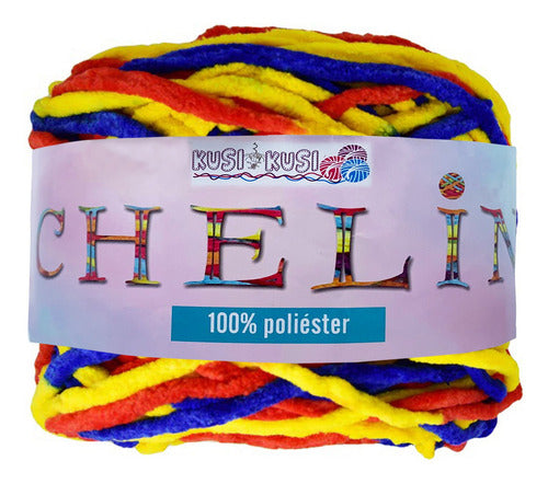 Lana Chelin Suave Esponjosa Tejido Bufanda Telar Ovillo 160g