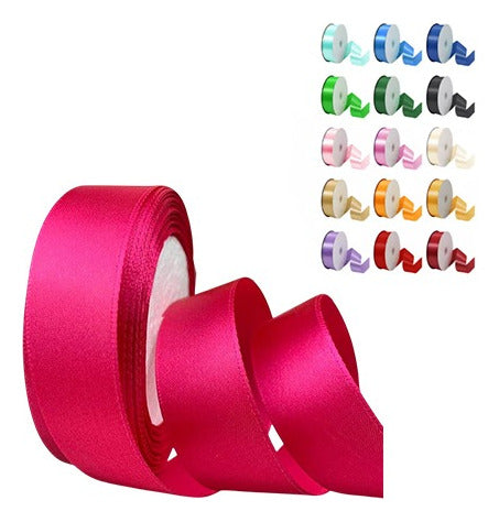Rollo Cinta Satin Para Decoracion Ancho 4 Cm X 55 Metros