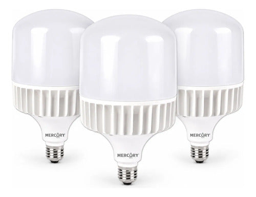 3 Bombillos Led 70 W Rosca E27 110 V 110v Blanco Cálido